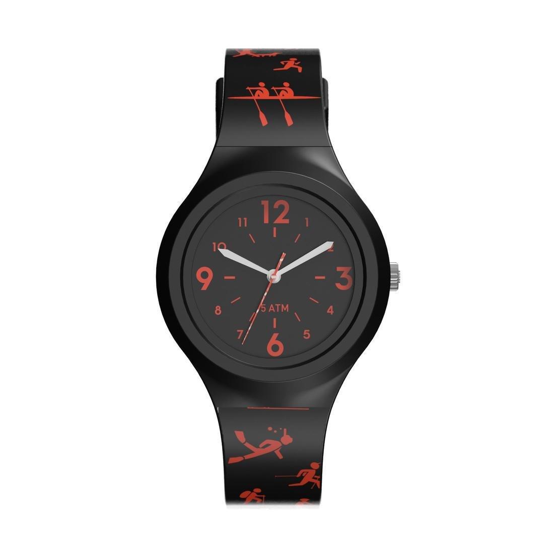A300 Swip Analogue Sport Watch Women/Children, Red, No Color, large image number 8