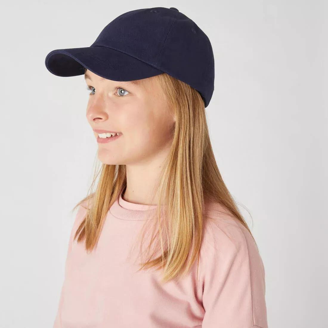 DOMYOS - Kids Girls Gym Cap, Black