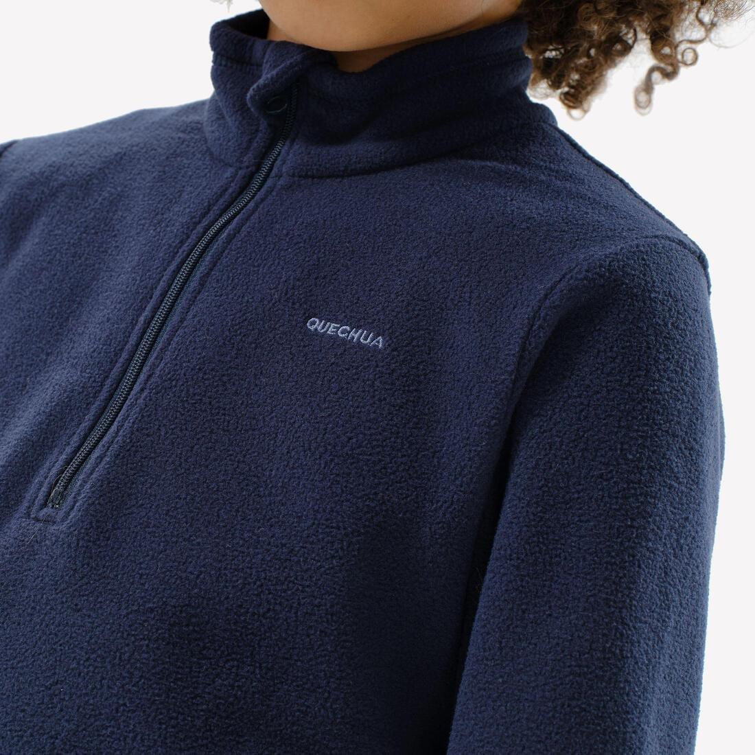 Kids' Hiking Fleece MH100, Grey, No Color, large image number 7