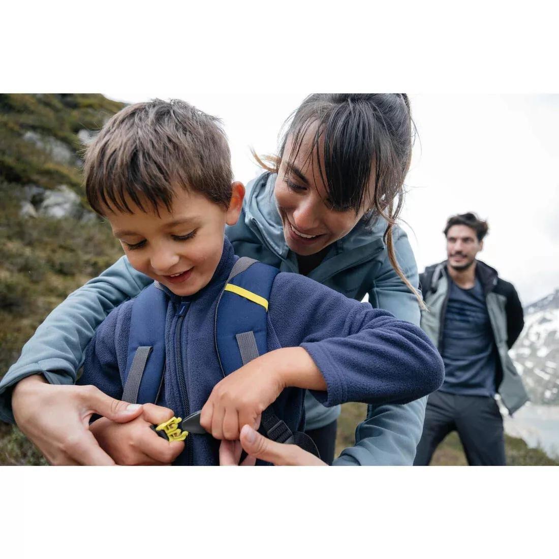 Kids Hiking FleeceMh100 , Light Grey, , large image number 12