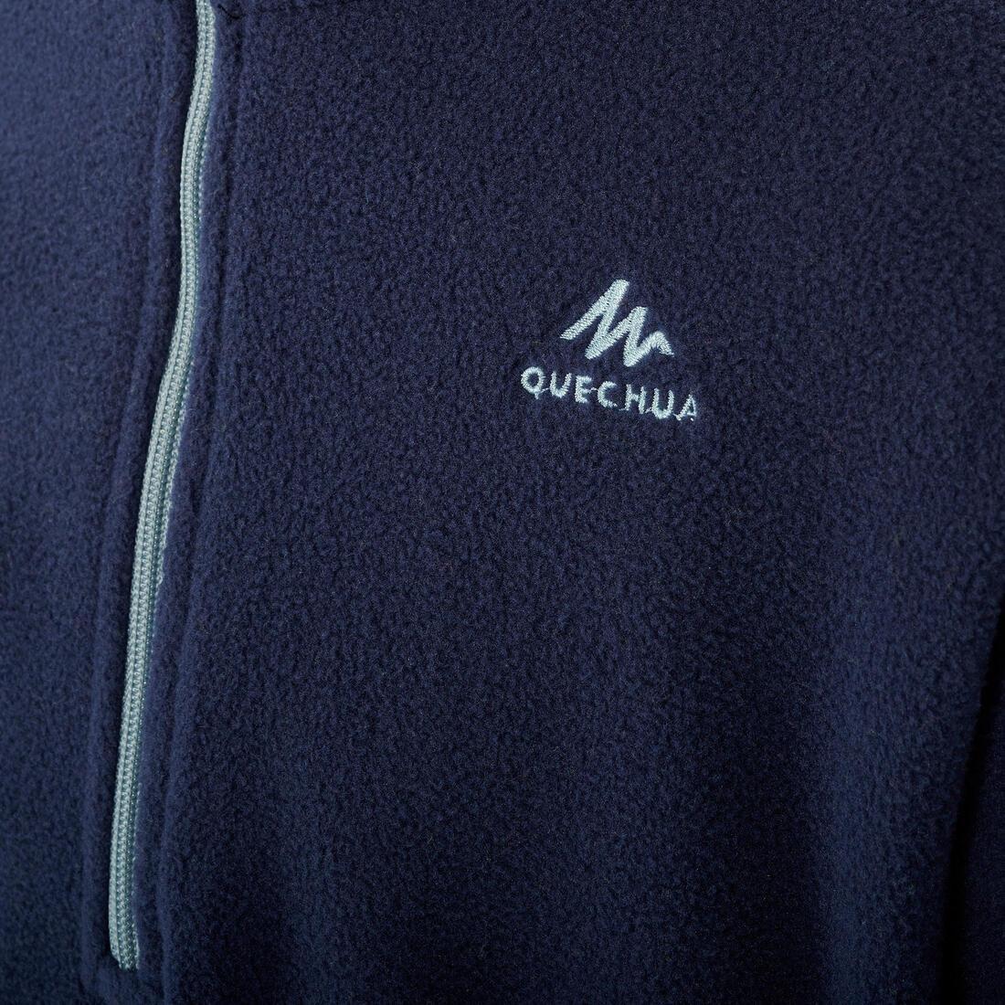 Kids Hiking Fleece Mh100  , Navy Blue, No Color, large image number 6