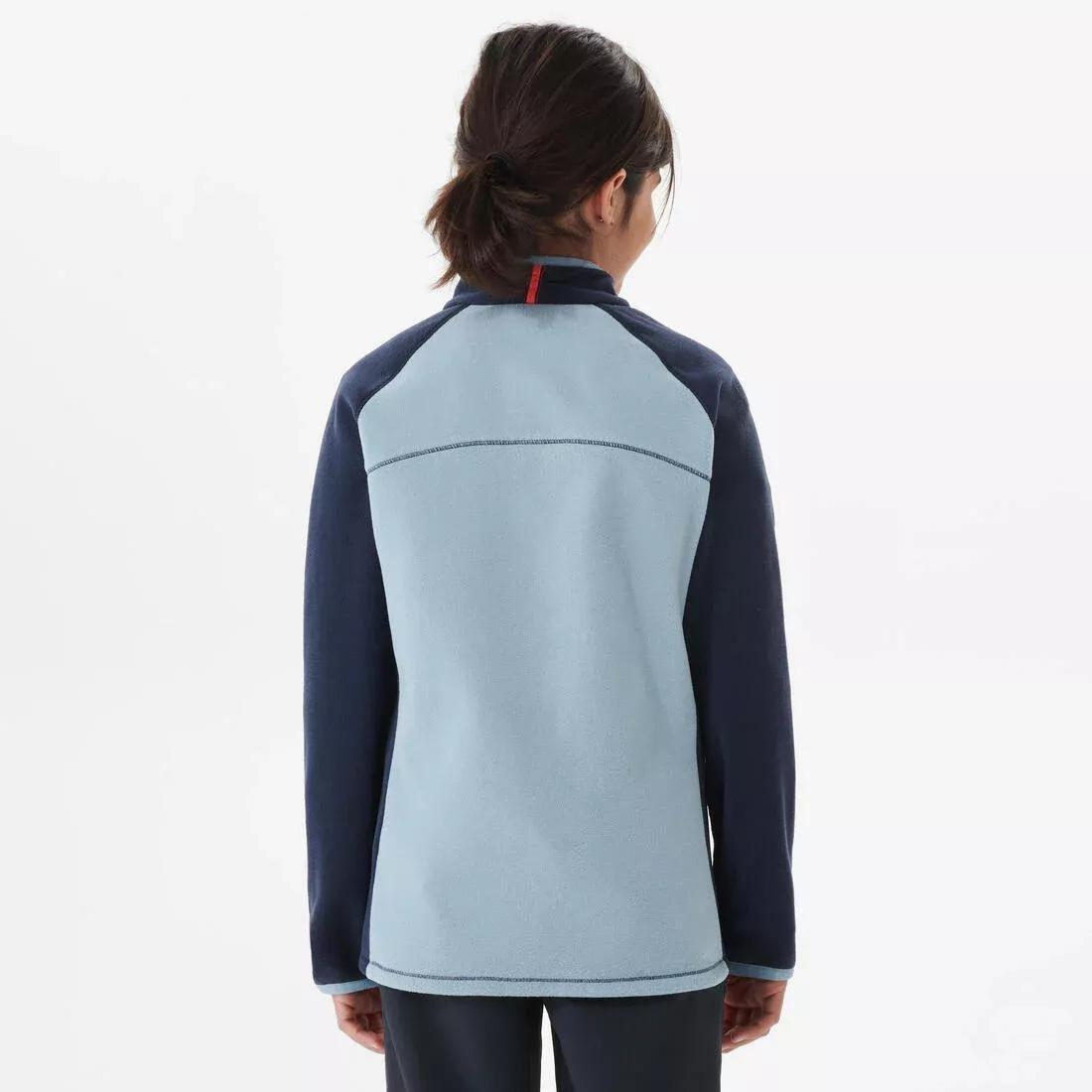 Kids Hiking Fleece Jacket Mh150, Navy Blue, , large image number 9