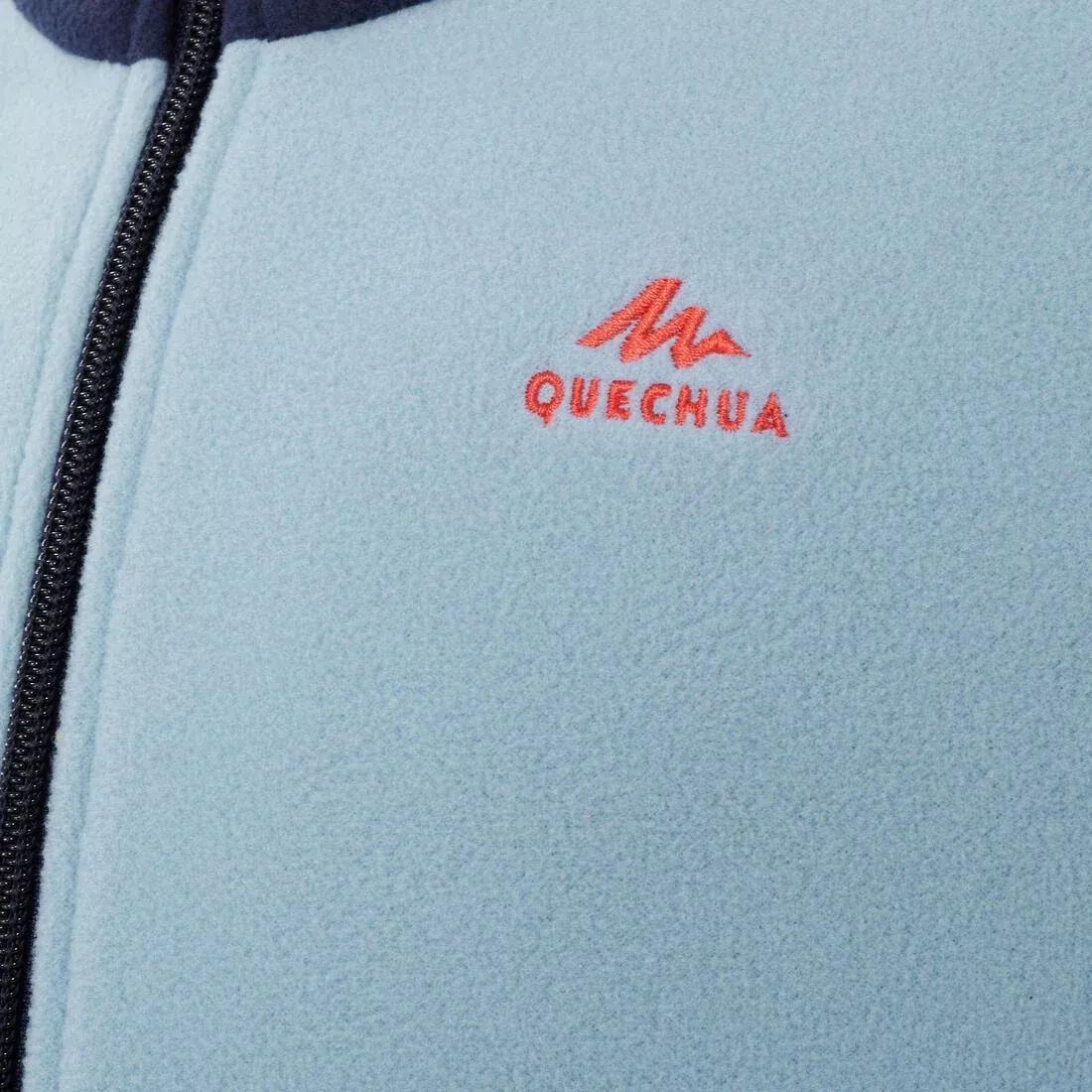 Kids Hiking Fleece Jacket Mh150, Navy Blue, , large image number 12