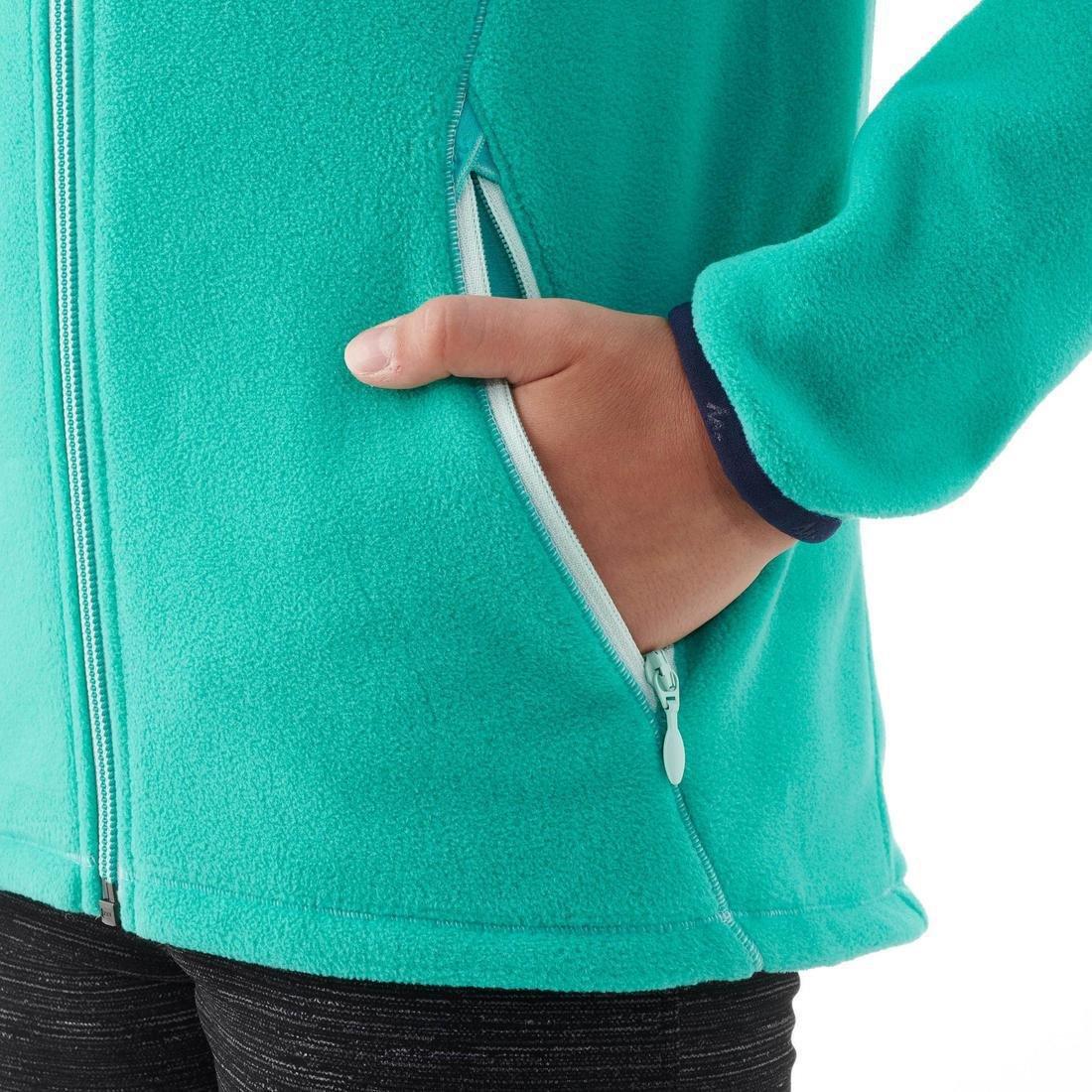 Kids Hiking Fleece Jacket Mh150, Navy Blue, , large image number 14