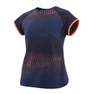 DOMYOS - Girls Breathable Synthetic T-Shirt, Navy Blue