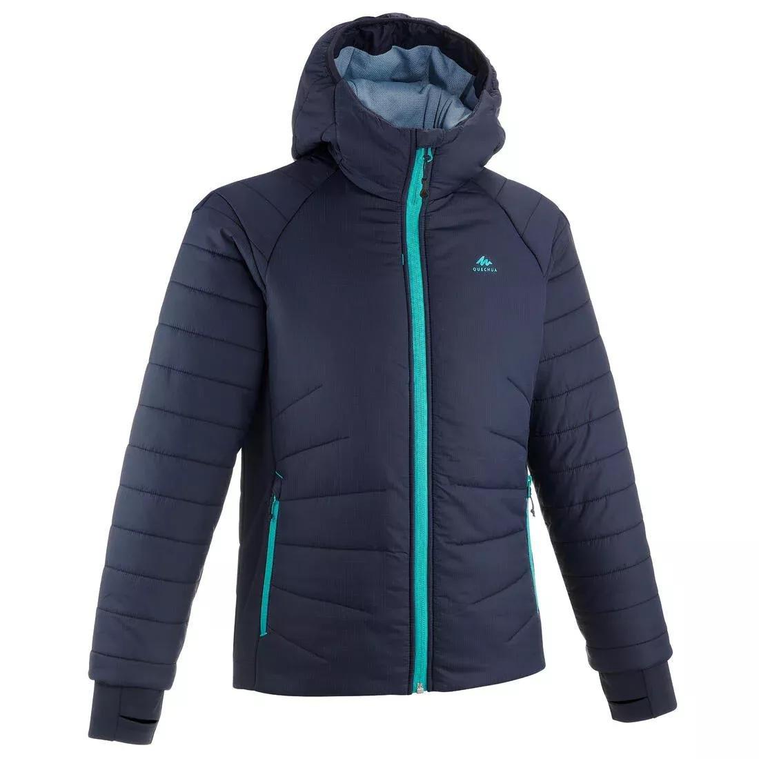 Unisex Kids Padded Hiking Jacket - Hybrid Aged 7-15, Navy, , large image number 0