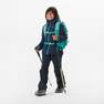 QUECHUA - Kids' Padded Hiking Jacket - Hybrid Aged 7-15, Navy Blue