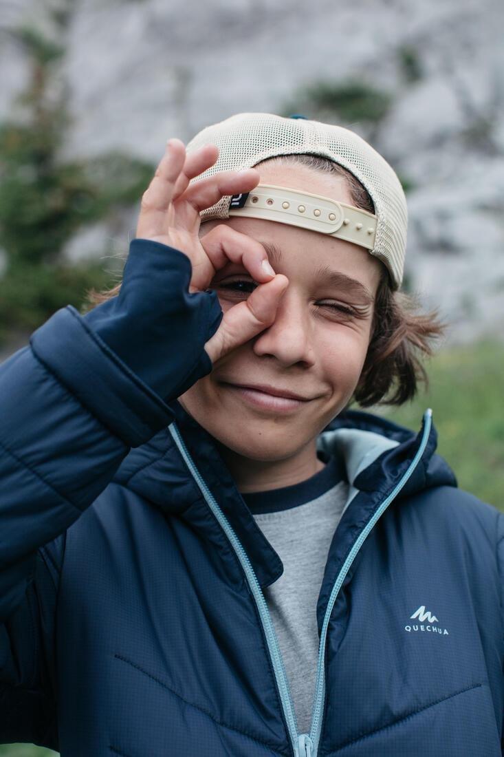 Kids Padded Hiking Jacket - Hybrid - , Navy Blue, No Color, large image number 11