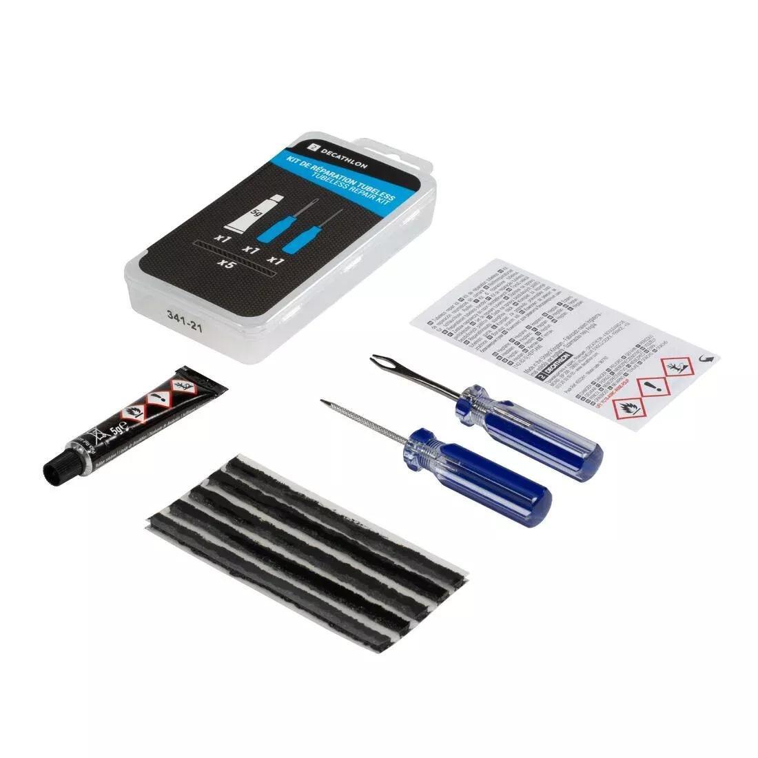 Tubeless Mountain Bike Tyre Repair Kit, No Color, medium