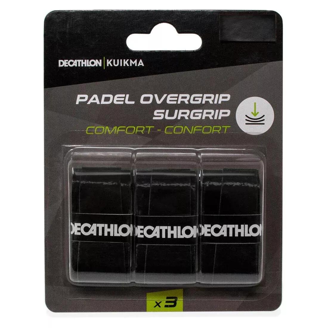 Padel Overgrip Comfort - Set Of 3, Yellow, No Color, large image number 3