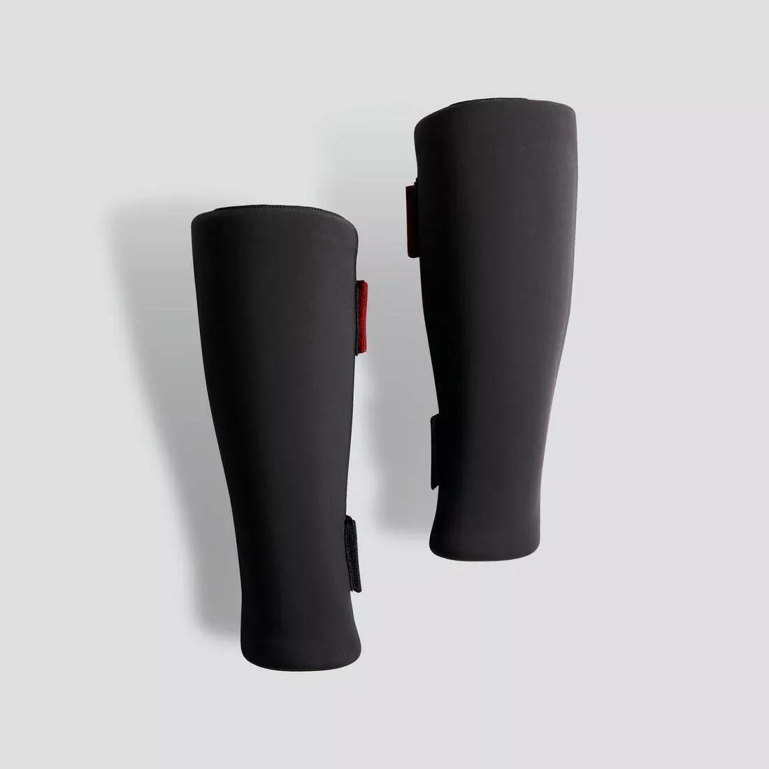 Kids Kickboxing Shin Guard - 100, Grey, 5401_000, large image number 0