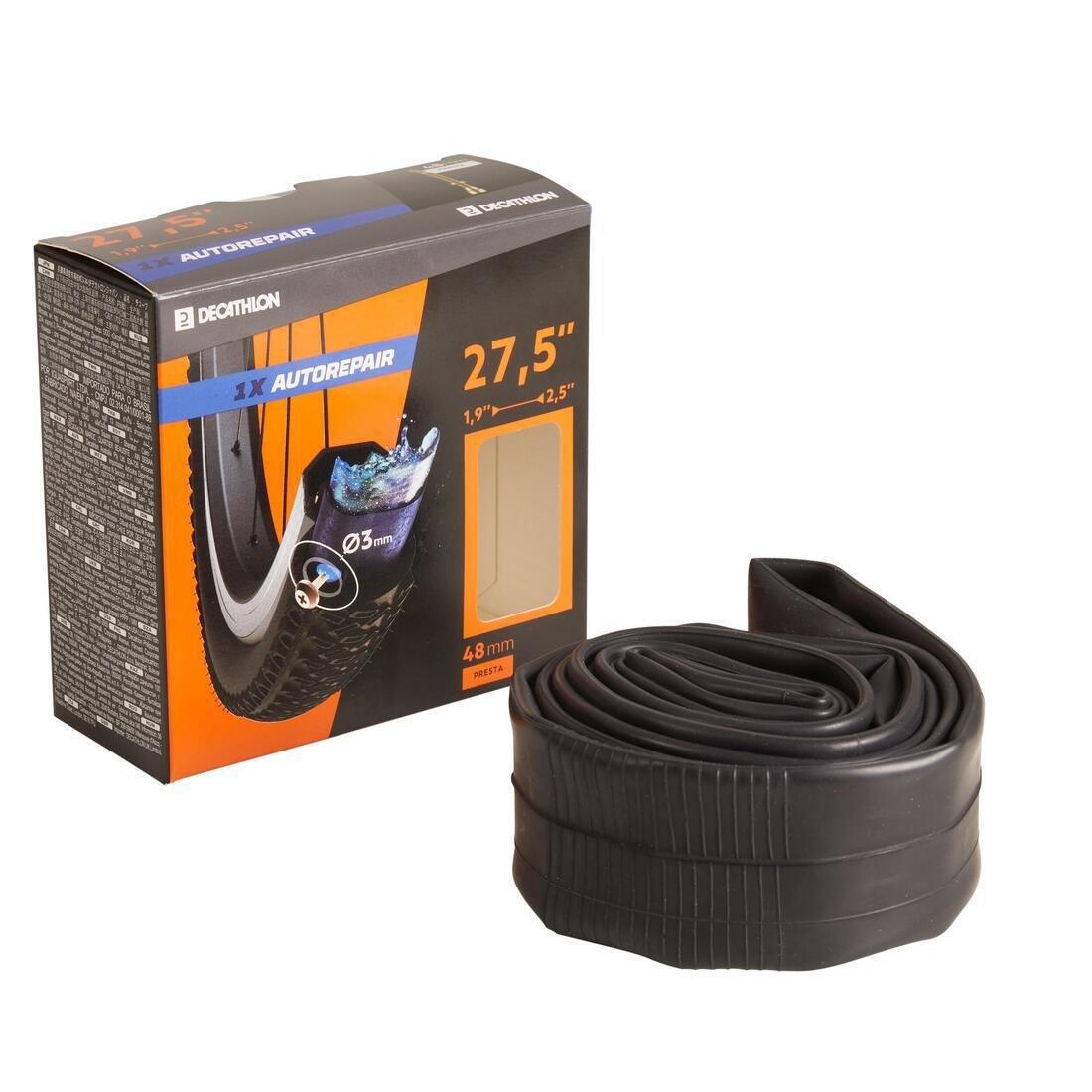 DECATHLON - 27.5 x 1.90/2.50 Self-Sealing 48 mm Presta Valve Inner Tube