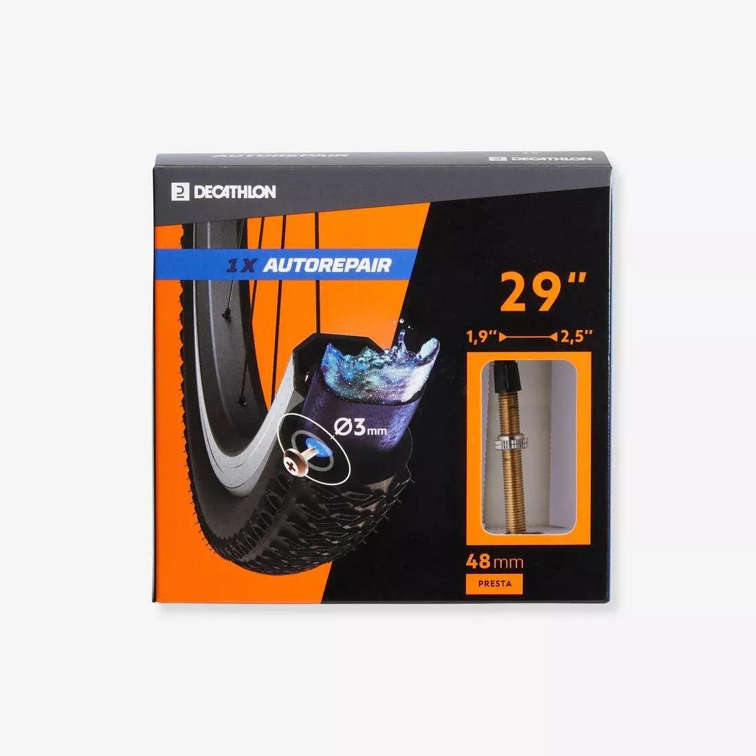 29X1.9/2.5 Self-Repairing 48 Mm Presta Valve Inner Tube, No Color, medium