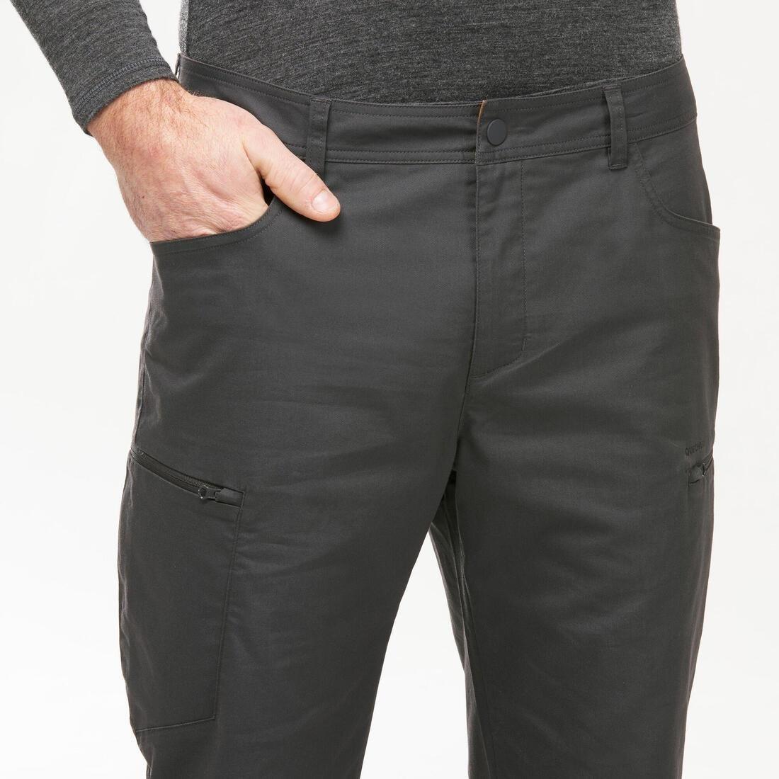 Men's NH500 Regular Off-Road Hiking Trousers, Carbon Grey, , large image number 5