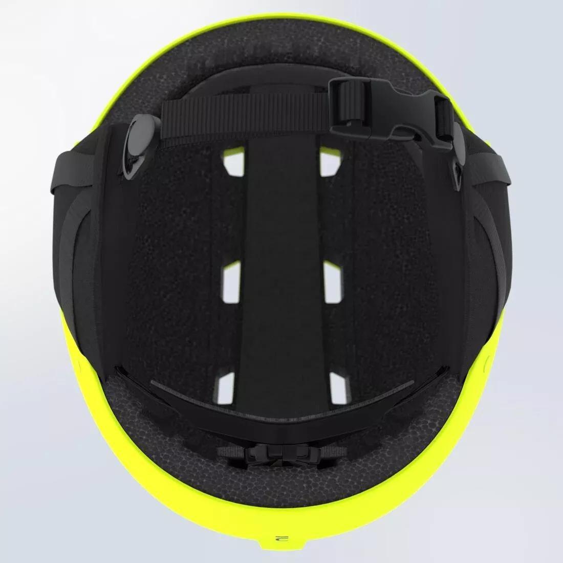 FLUO NEON YELLOW CHILDREN'S SKI HELMET H100, , large image number 3