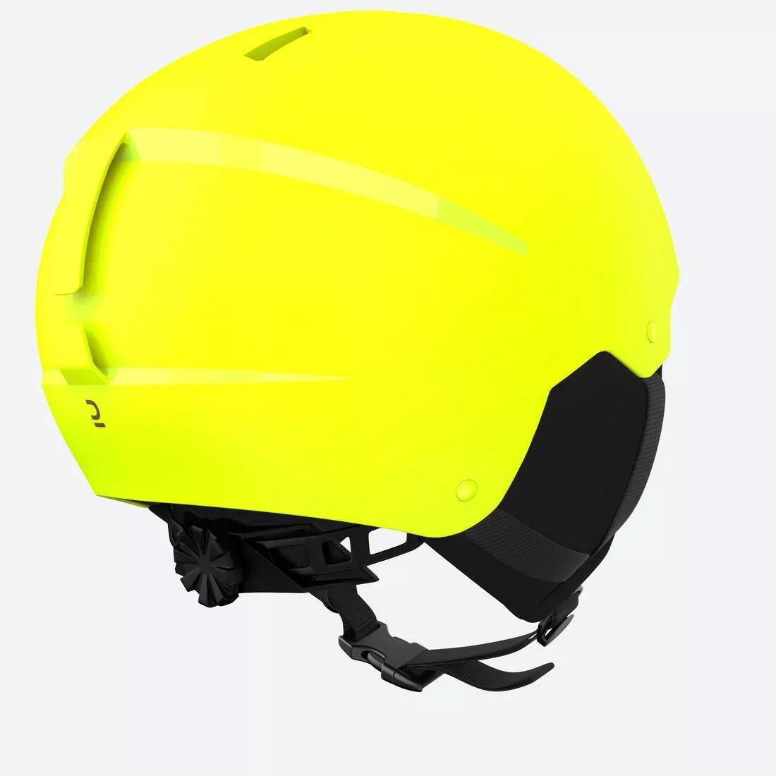 FLUO NEON YELLOW CHILDREN'S SKI HELMET H100, , large image number 10
