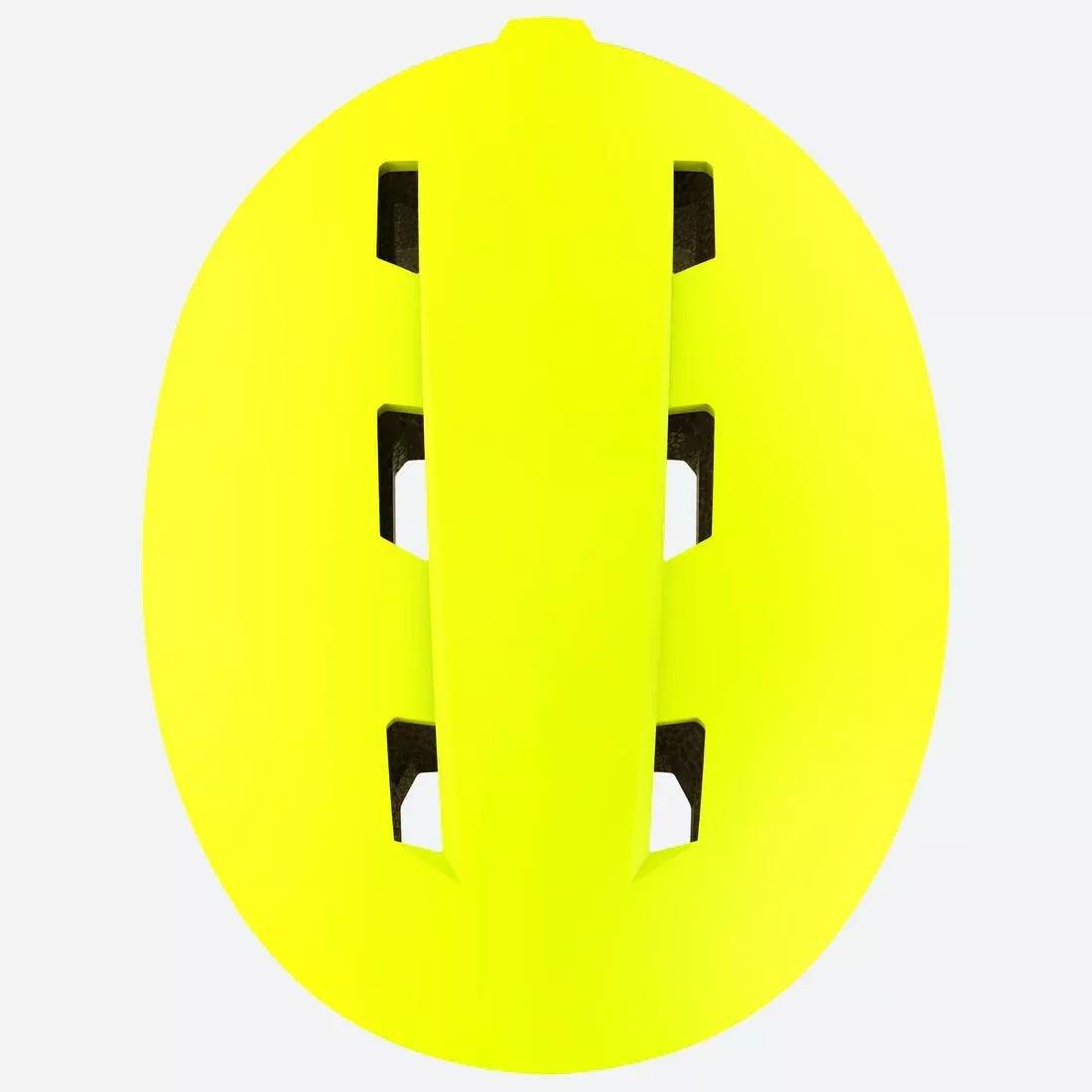 FLUO NEON YELLOW CHILDREN'S SKI HELMET H100, 5401_000, large image number 11