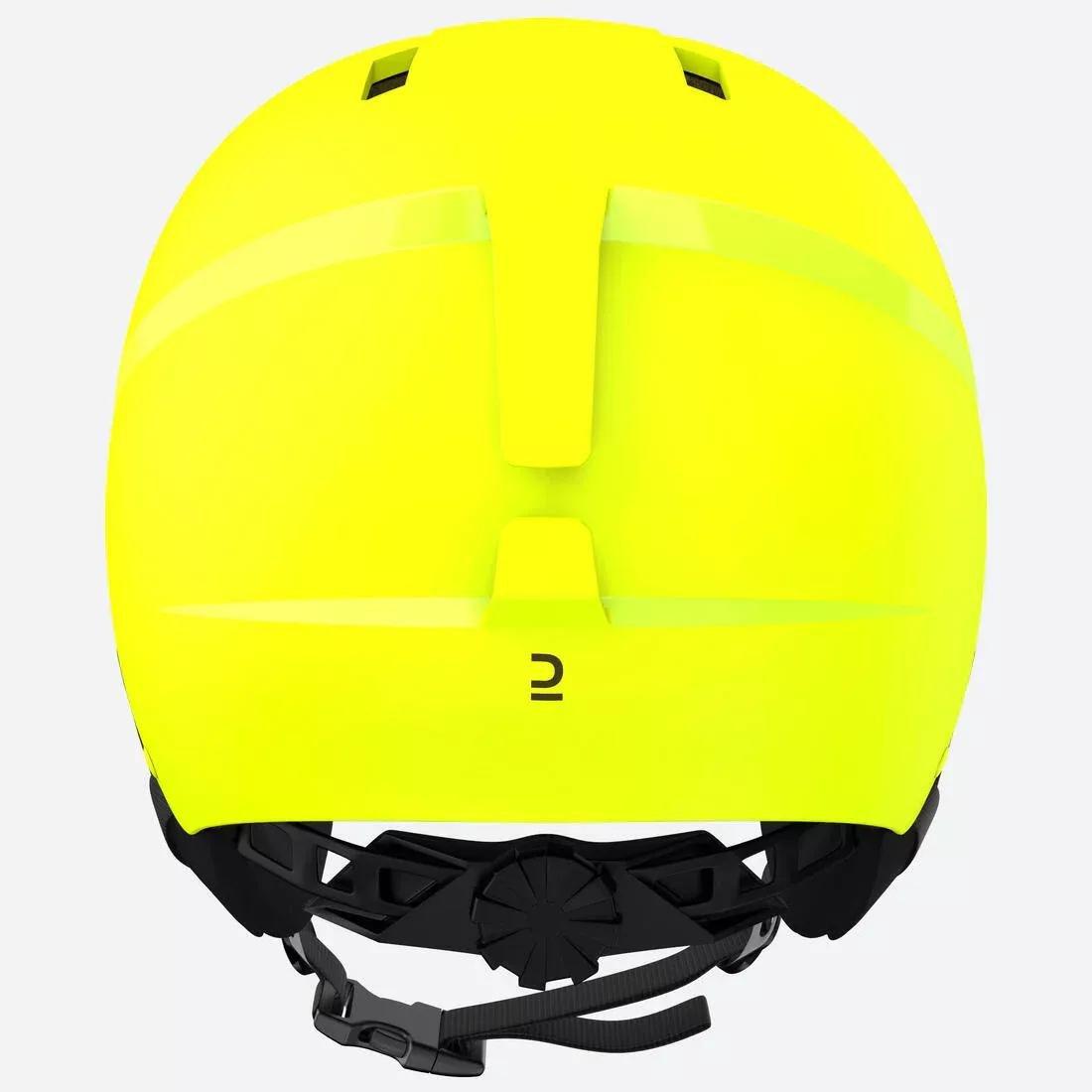 FLUO NEON YELLOW CHILDREN'S SKI HELMET H100, , large image number 13