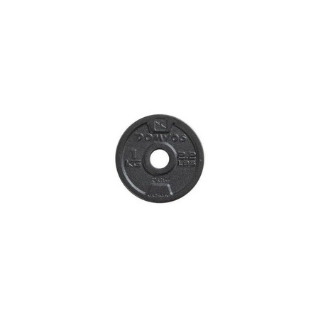 CORENGTH - 1 Kg  Cast Iron Weight Training Disc Weight 28mm, Black