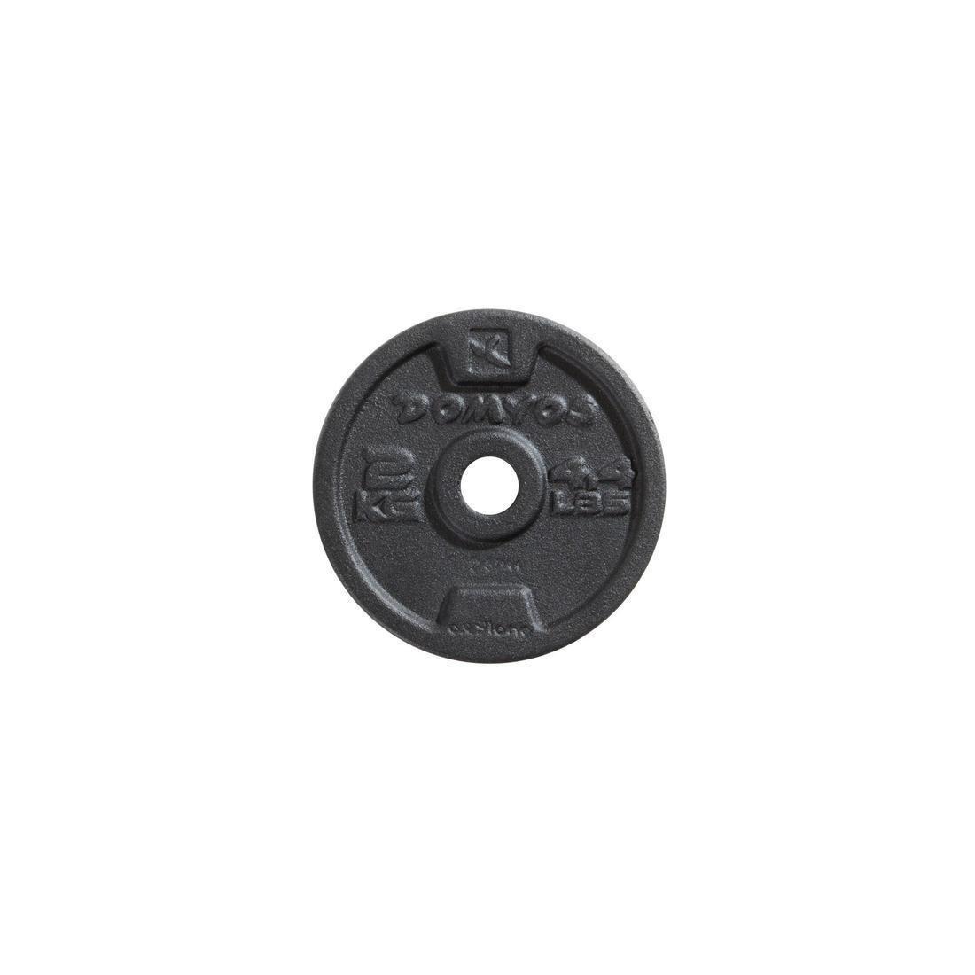 2 kg  Cast Iron Weight Training Disc Weight 28 mm, Black, , large image number 0