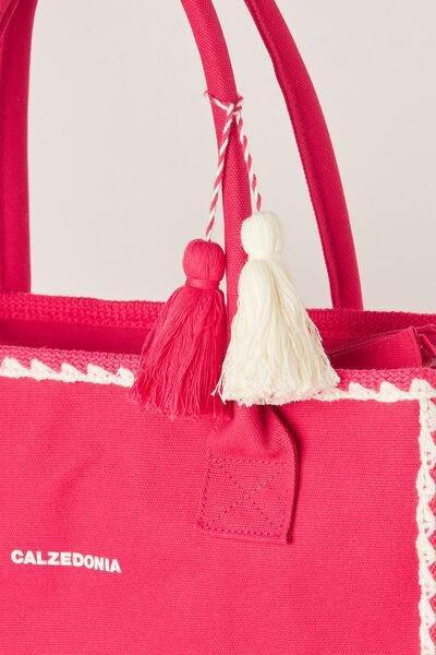 Pink Seaside Beach Bag, , large image number 3