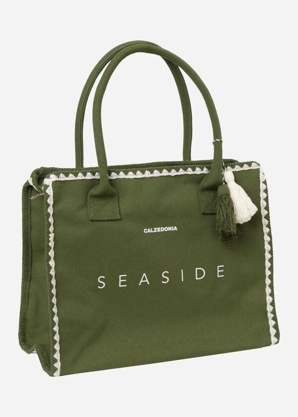 Green Seaside Beach Bag, , large image number 0