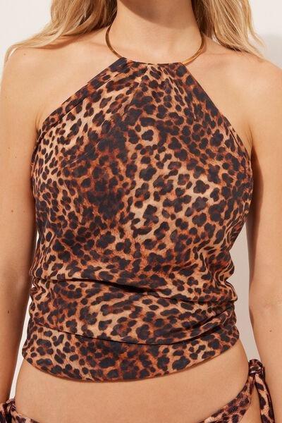 Animal Print Swimwear Sarong, 5501_084E, large image number 1