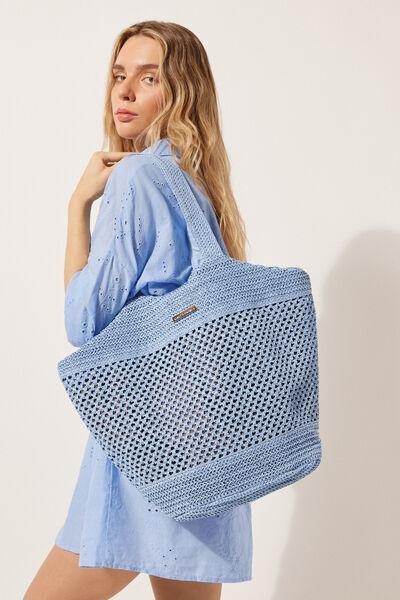 Blue Beach Bag, 5501_066E, large image number 0