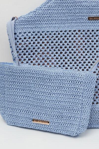 Blue Beach Bag, 5501_066E, large image number 1