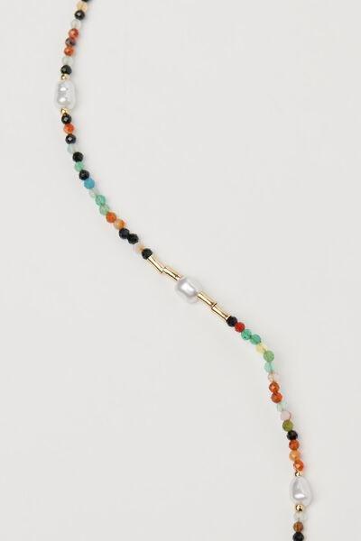 Gold Gemstone And Pearl Bodysuit Chain, 5501_084E, large image number 0