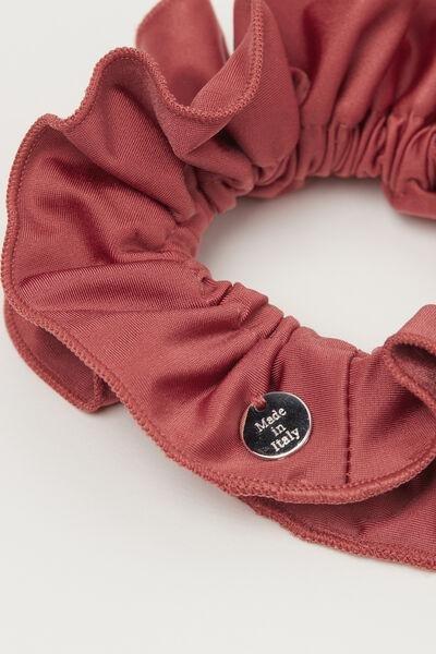 Pink Shiny Satin Scrunchies, 5501_104E, large image number 0
