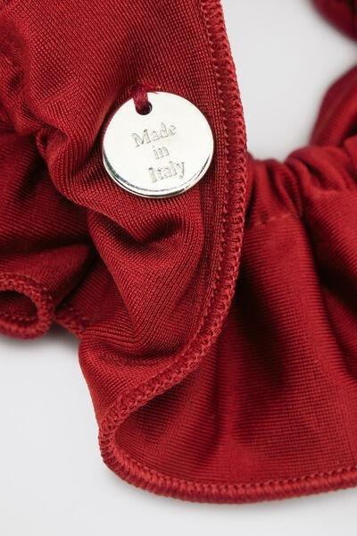 Red Elastic Double Ruching Scrunchies, 5501_156E, large image number 0