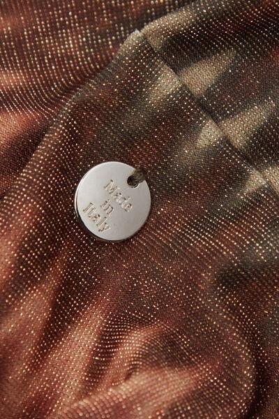 Brown Golden Chevron Bandeau Onda, 5501_151E, large image number 0