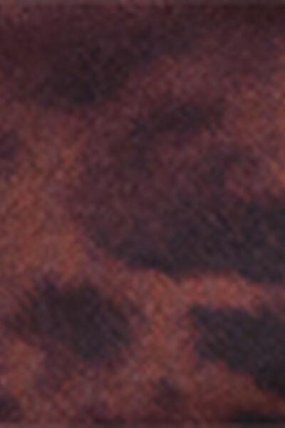 Brown Animal Print Bandeau Onda, 5501_165E, large image number 1