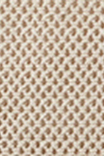 White Knitted Beach Bag, 5501_291E, large image number 3