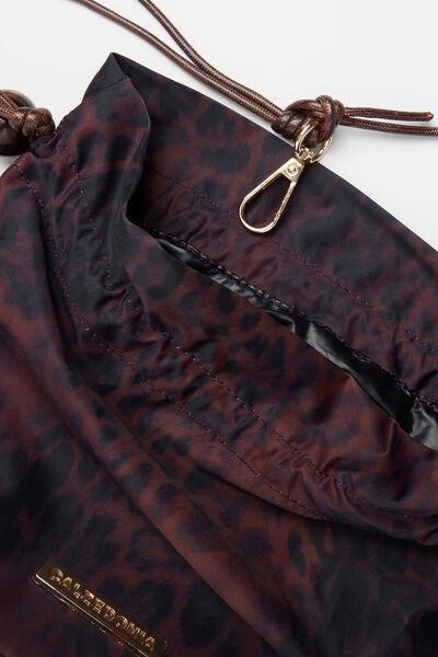 Brown Animal Print Printed Crossbody Mini Bag, 5501_165E, medium