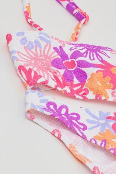 Multicolour Two-Piece Swimsuit, Kids Girls, , large image number 2