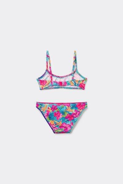 Multicolour Two-Piece Swimsuit, Kids Girls, , large image number 2
