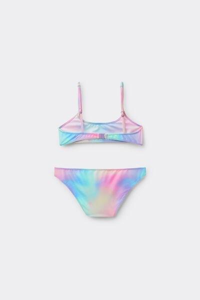 Pink Little Mermaid Bikini Set, Kids Girls, 5501_193E, large image number 0