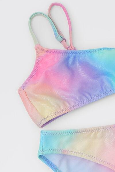 Pink Little Mermaid Bikini Set, Kids Girls, 5501_193E, large image number 1