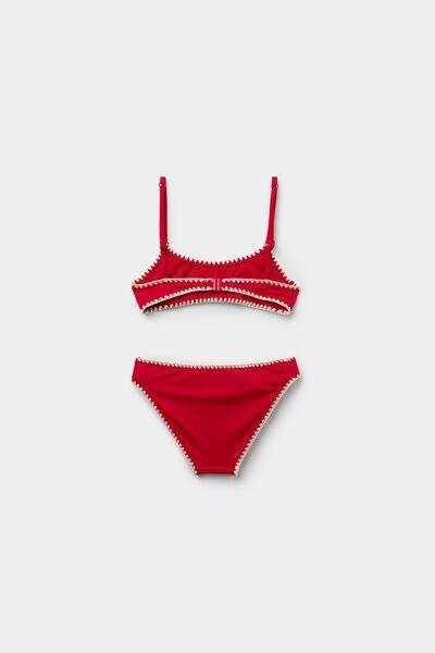 Red Mini Fruit Bikini Set, Kids Girls, 5501_197E, large image number 0