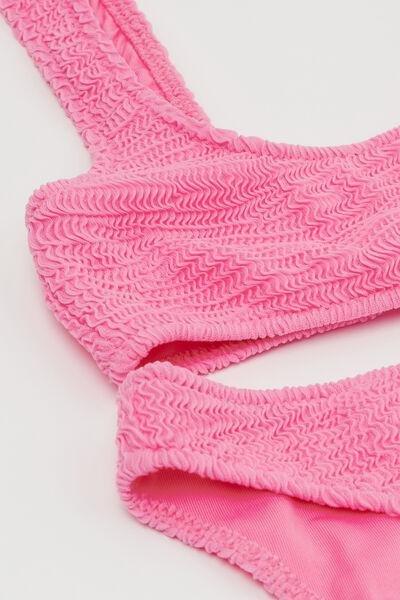 Pink Two-Piece Swimsuit, Kids Girls, , large image number 1