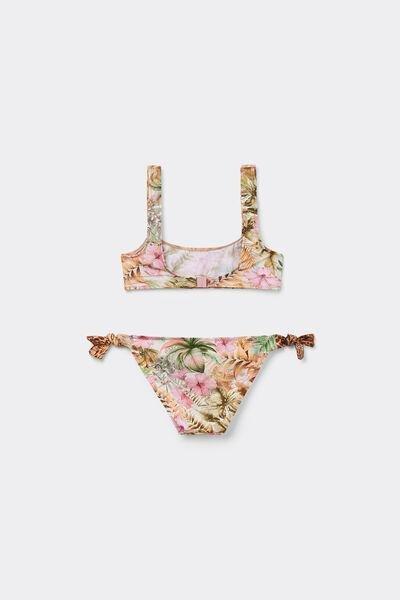 Multicolour Printed Bikini , Kids Girls, , large image number 0