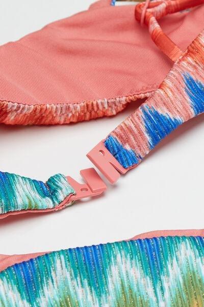 Multicolour Elegant Chevron Bikini, Kids Girls, , large image number 1
