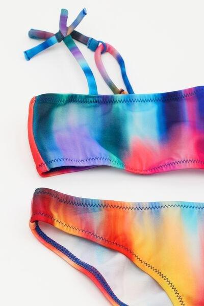 Multicolour Two-Piece Swimsuit, Kids Girls, , large image number 1