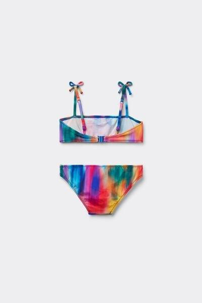 Multicolour Two-Piece Swimsuit, Kids Girls, , large image number 2
