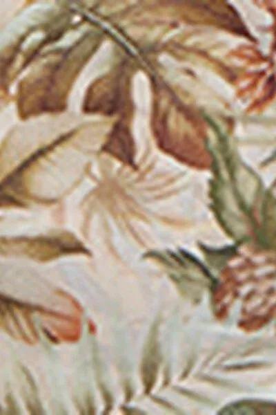 Beige/Green Tropical Foliage Bikini Set, Kids Girls, 5501_144E, large image number 2