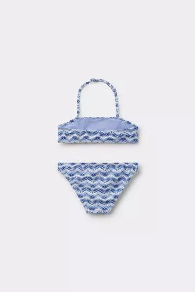 Blue Water Reflection Bikini Set, Kids Girls, 5501_184E, large image number 0