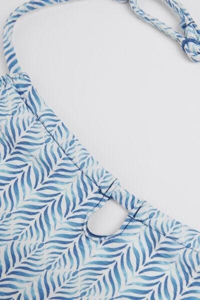 Multicolour Delicate Geometric Swimsuit, Kids Girls, , large image number 1