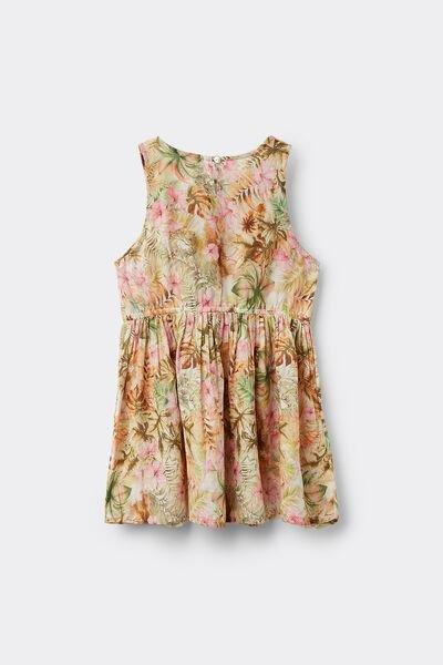 Multicolour Printed Dress , Kids Girls, , large image number 1